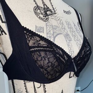 Daniel Hechter Underwire Black Lace Detail Bra